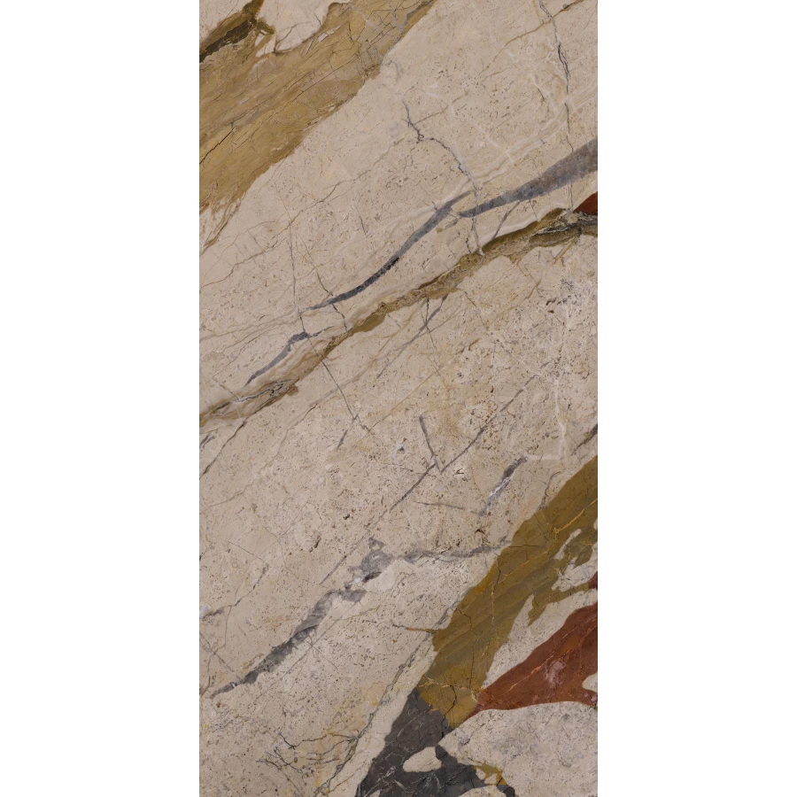 Керамогранит La Fabbrica Marmi Siciliani Breccia Sicilia Lap Ret многоцветный 275102 120x60 см