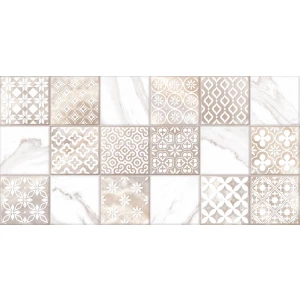 Плитка облицовочная Alma Ceramica Fresco рельефная глянцевая бежевая TWU2550FRC14 50х24,9 см