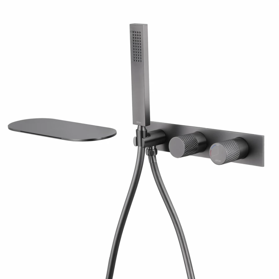 Смеситель Abber Rund для ванны скрытого монтажа никель AF8731NG