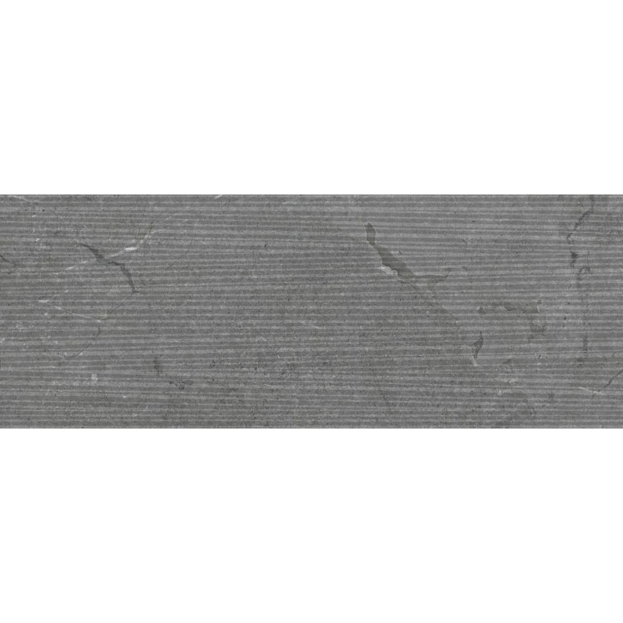 Плитка настенная Porcelanosa Лусерна Силвер Десо / Lucerna Silver Deco матовая серая 100319162 120х45 см