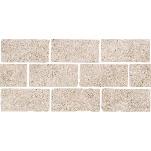 Бордюр Kerama Marazzi Роверелла мозаичный матовый бежевый BR024T 34,5x14,7 см