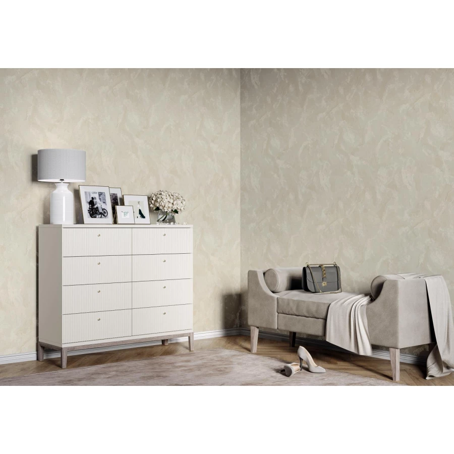 Обои флизелиновые Palitra Life Alviano белые PL71856-21 1,06х10,05 м