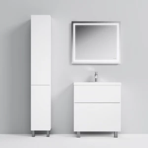 Зеркало Am Pm Gem с LED-подсветкой по периметру M91AMOX0801WG 80 см