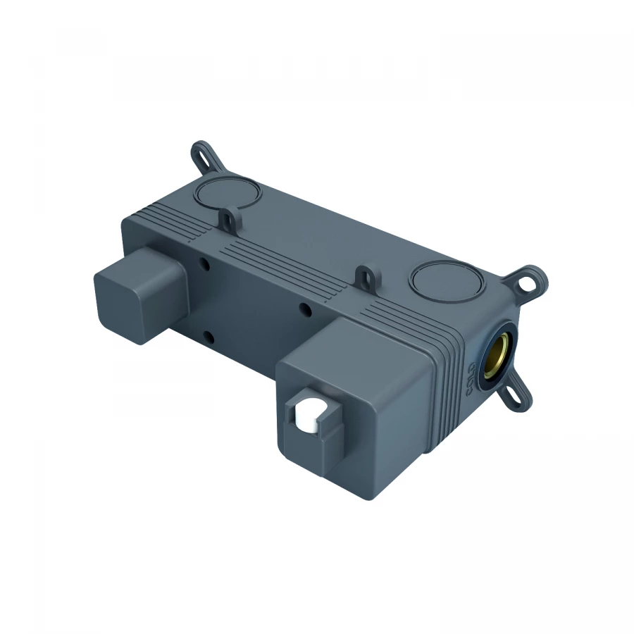 Блок скрытого монтажа для подключения встраиваемого смесителя для раковины Wellsee 181901000