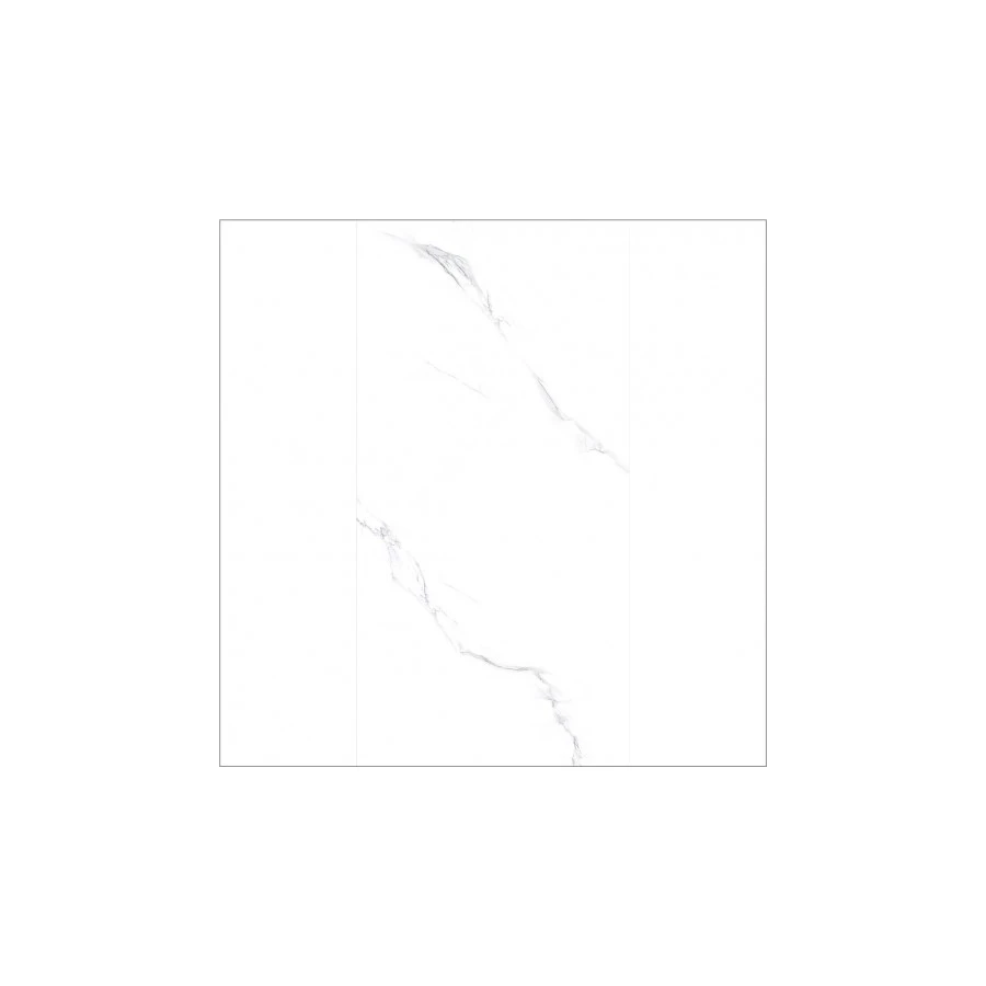 Керамическая плитка Bonaparte Cassandra Light Pol белая DK84001A 80х40 см