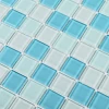 Мозаика Bonaparte Стеклянная мозаика Marina 25х25 глянцевая голубая 30х30 см