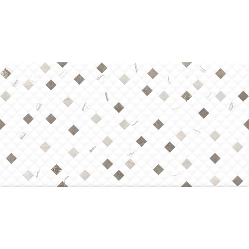 Плитка облицовочная Global Tile Siluet мозаика белый 50*25 см