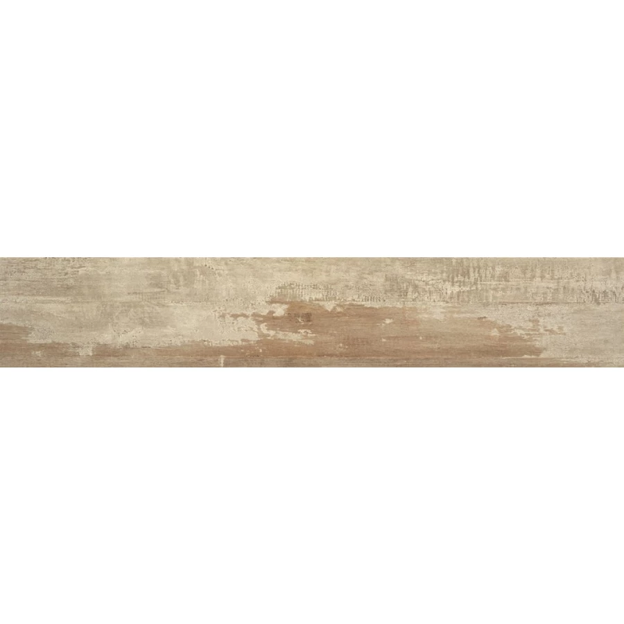 Керамогранит STN Ceramica Porcelanico Barnwood Multi матовый коричнево-бежевый 90х15 см