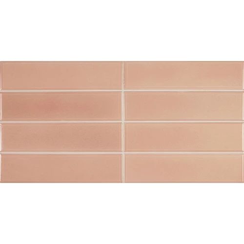 Плитка керамическая Equipe Лимит Росе / Limit Rose глянцевая розовая 27536 24,6х6 см