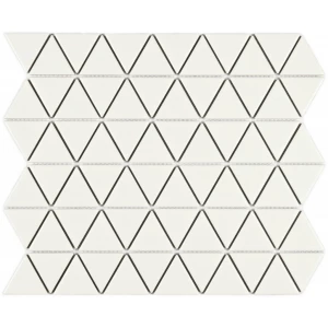 Мозаика Bonaparte Керамогранитная мозаика Reno White matt 45х39 матовая белая 29,1х25,2 см