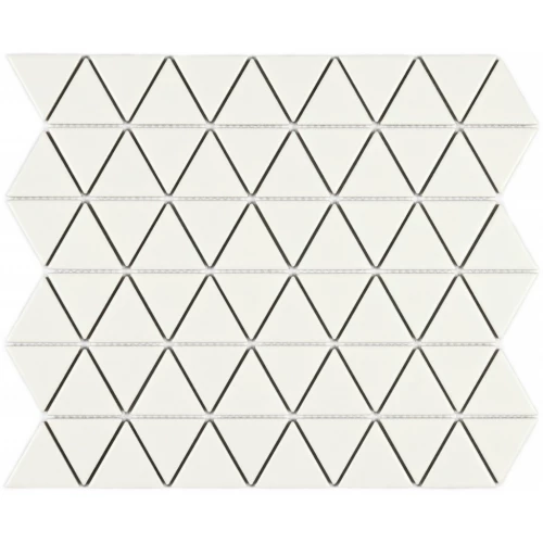 Мозаика Bonaparte Керамогранитная мозаика Reno White matt 45х39 матовая белая 29,1х25,2 см