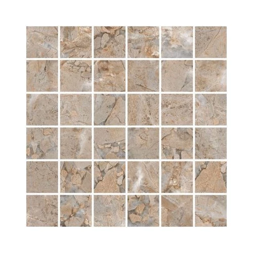 Мозаика Vitra Marble-X Дезерт Роуз Терра Лаппато Ректификат коричневый 30х30 см
