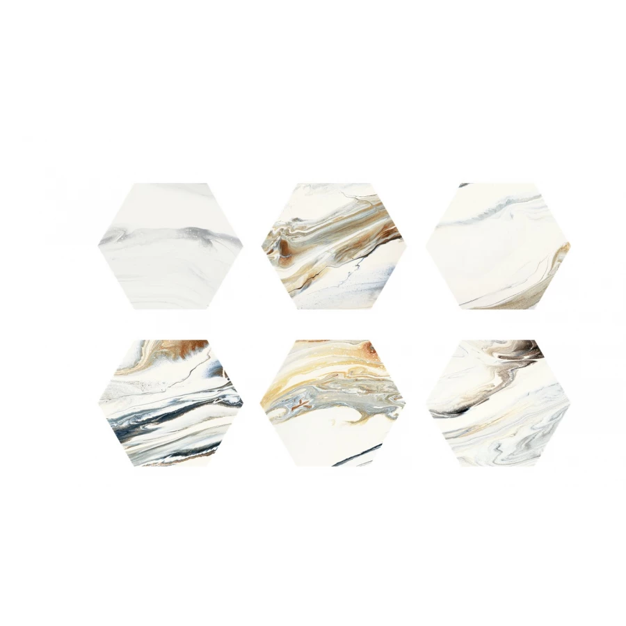 Керамогранит Codicer Marmaris Hexagon Sunset 25х22 см