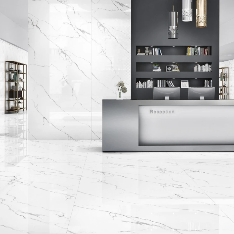 Керамогранит Neodom Titanium Mckinley Polished белый N20346 280х120 см