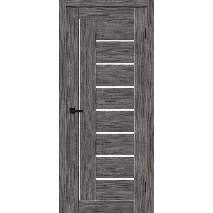 Межкомнатная дверь Bravo Браво-29 200x90 экошпон Bravo X полотно Magic Fog цвет Grey Melinga