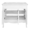 Комплект Тумба Azario Carolina 100 патина с раковиной Artdeco 100 Kale белый CS00089147 100х88х50 см