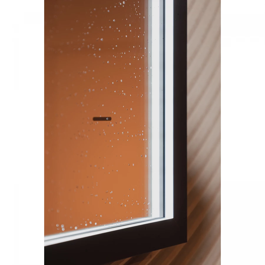 Зеркало Azario Эдисон Мeteo с подсветкой бесконтактный сенсор с функцией диммера погодный модуль LED-00002764 80х60 см