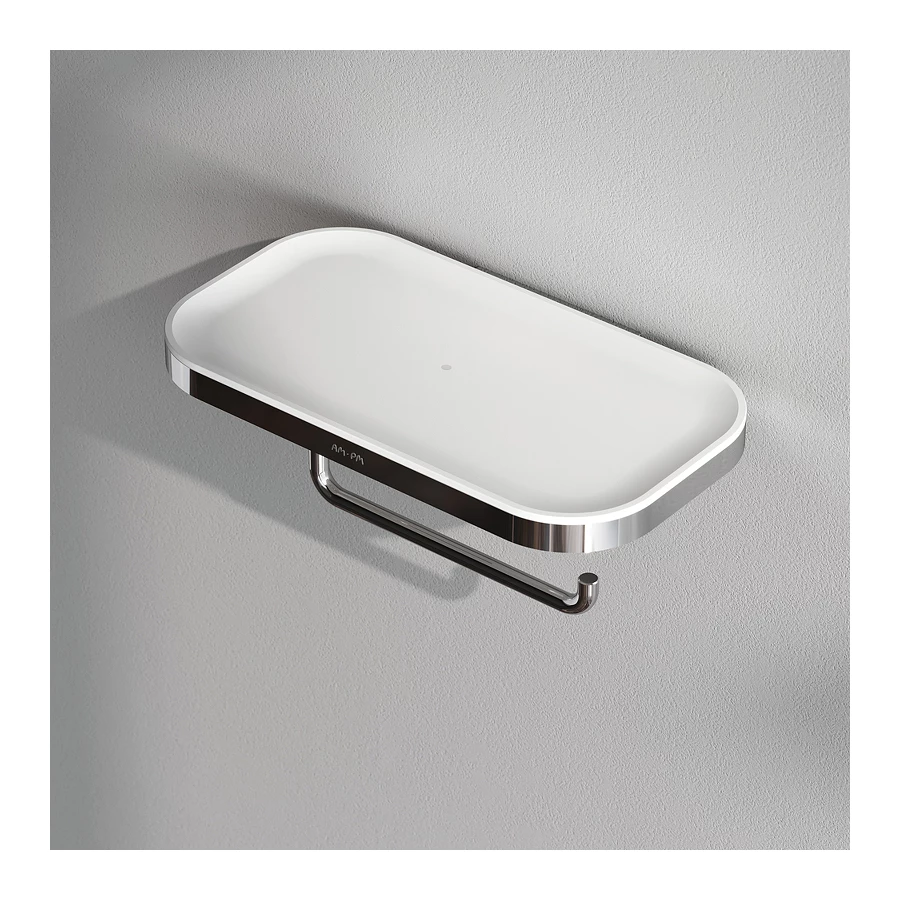 Держатель для туалетной бумаги с полкой Am Pm Func A8F341400