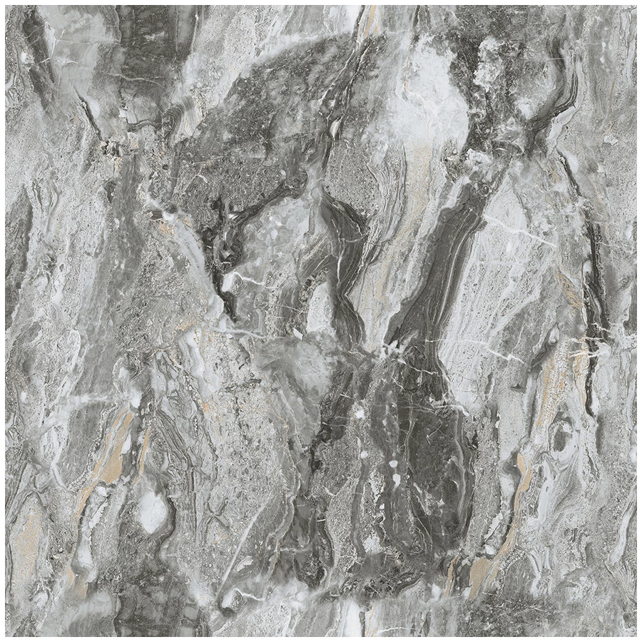 Керамогранит Ceradim Ocean Awesome Grey серый Полированный 60х60 см