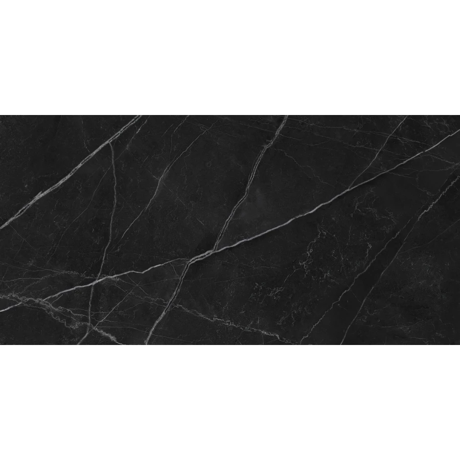 Керамогранит Opera Nero матовый карвинг чёрный LP6012G0201R 119,1х59,5 см