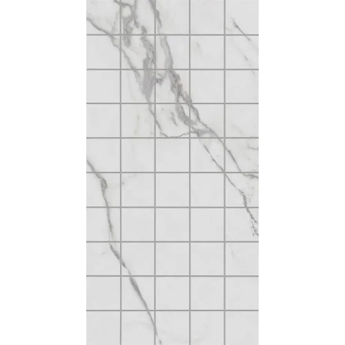 Декор чипсет Kerama Marazzi Коррер обрезной глянцевый белый KMD2PTG003BR 60x30 см