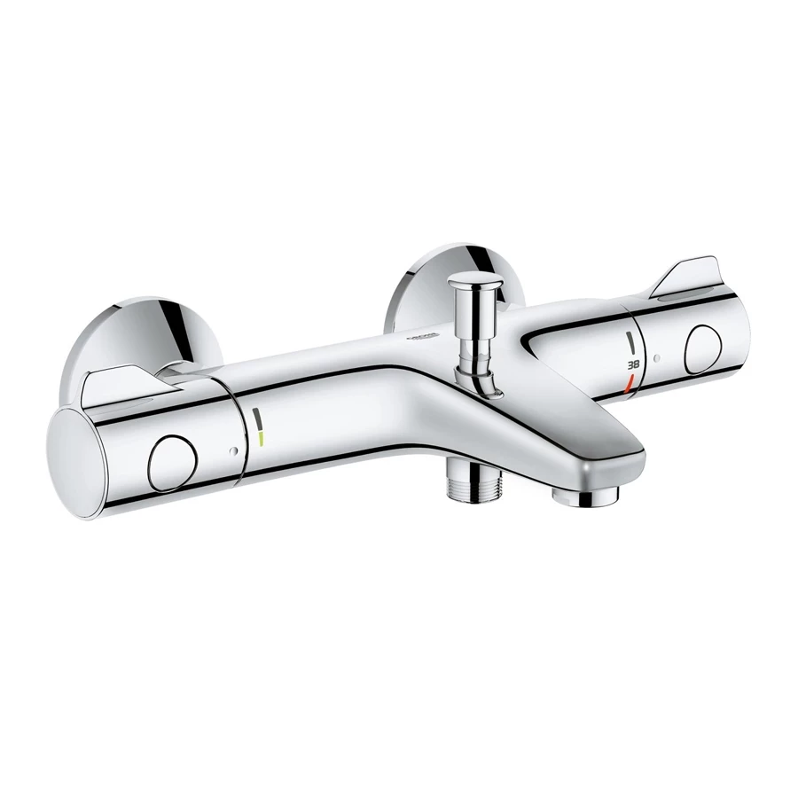 Смеситель для ванны Grohe Grohtherm 800 с регулируемым аэратором с термостатом хром 34576000