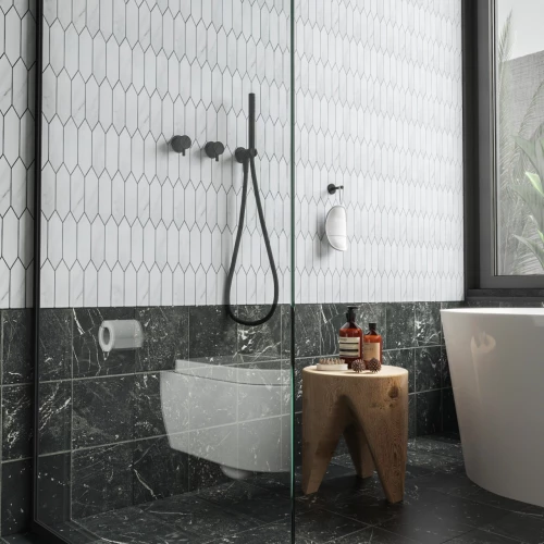 Мозаика Orro Mosaic Керамик Роял Каррара 195х48 матовая белая 31,3х25,75 см