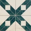 Керамогранит Monopole Флоренция Шанс Декор / Florencia Chance Decor матовый бежево-зеленый 22,3x22,3 см