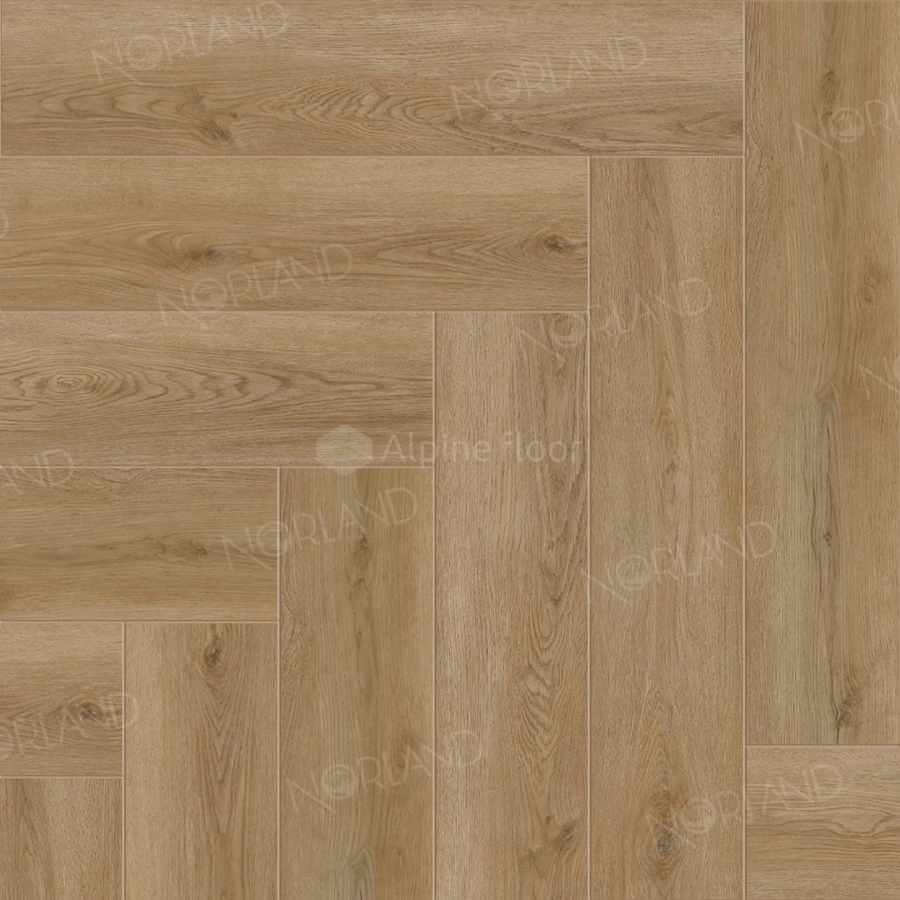 Каменный SPC ламинат Alpine Floor Norland Lagom Parquet Sot 1033-6 34 класс 3.5 мм 2.25 кв.м 60х12.5 см