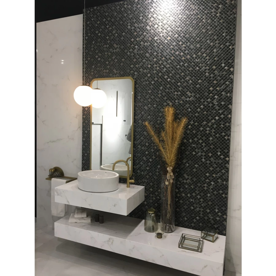 Плитка настенная Emigres Mos Lucia Negro R 90х30 см