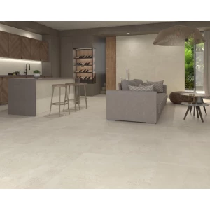Керамогранит Dune Ceramica Zement Ivory матовый слоновая кость 188907 90х90 см
