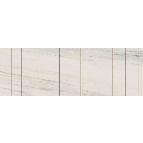 Вставка Italon Шарм Экстра Лаза Голден Лайн / Charme Extra Lasa Golden Line глянцевая серая 600080000368 75х25 см