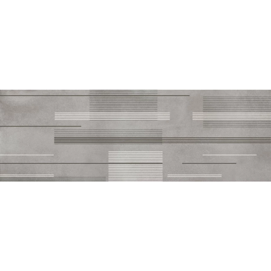 Керамогранит SotGres Espana Nero Decore carving slim серый 40х120 см