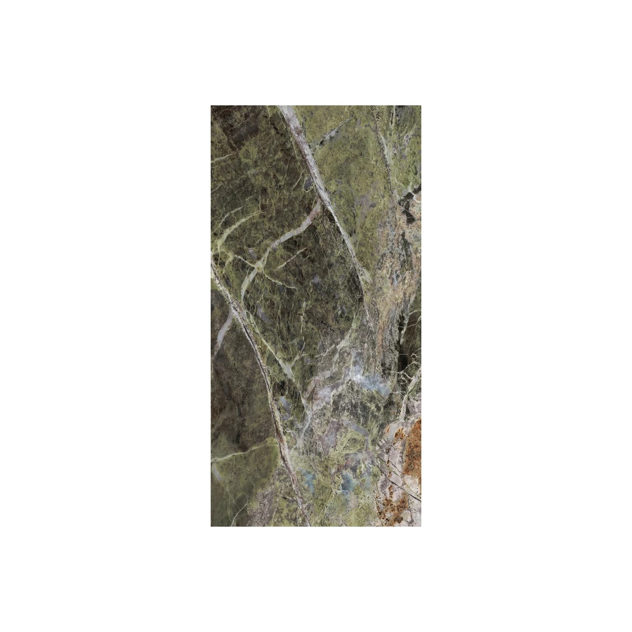 Керамогранит Rex Ceramiche Heritage Luxe Emerald Glossy Ret 9 мм 775051 120х60 см