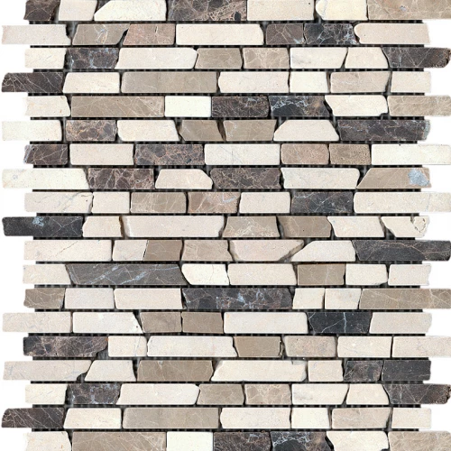 Мозаика Stone4Home Wild Stone Broken Mix бежевый 1067218 30,5х30,5 см