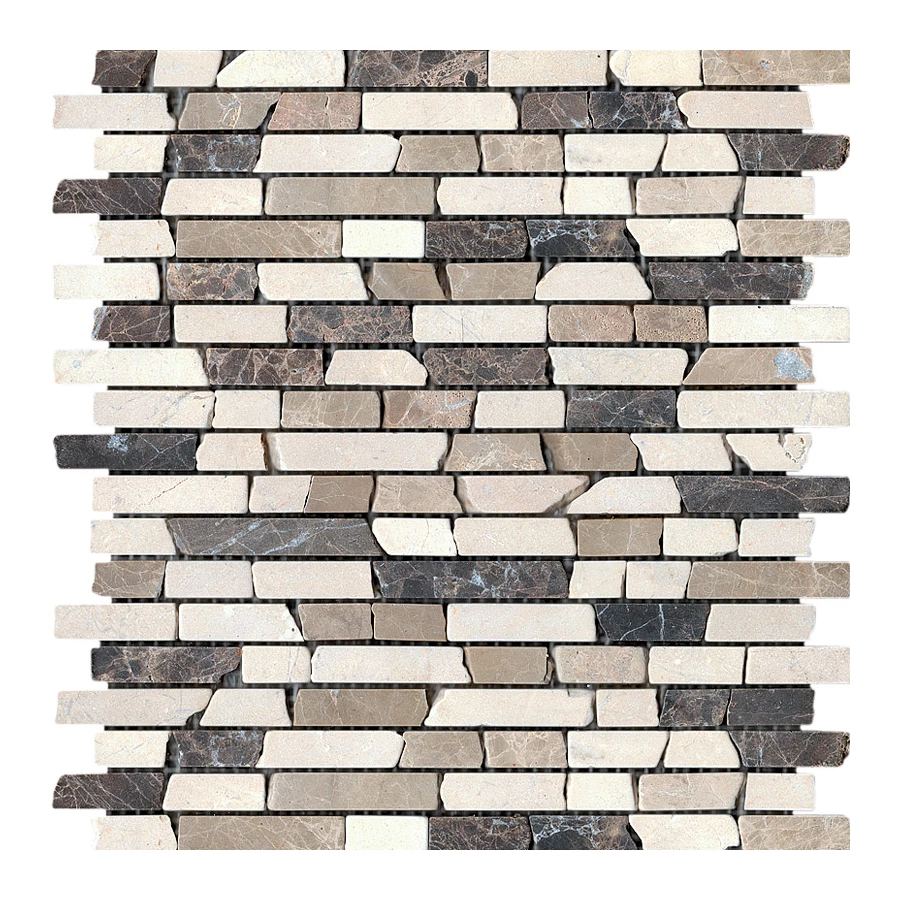 Мозаика Stone4Home Wild Stone Broken Mix бежевый 1067218 30,5х30,5 см