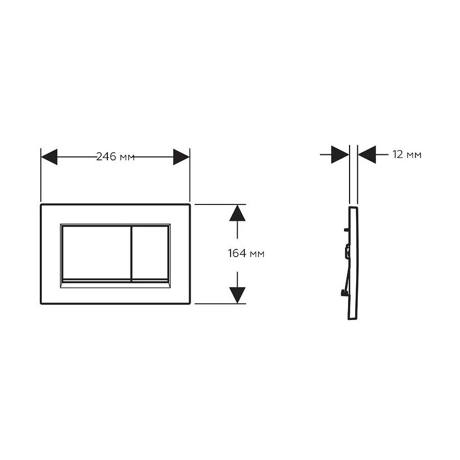 Смывная клавиша Geberit Sigma 30 115.883.01.1