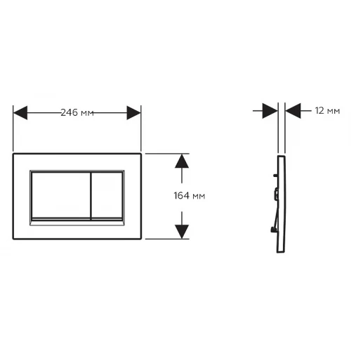 Смывная клавиша Geberit Sigma 30 115.883.01.1