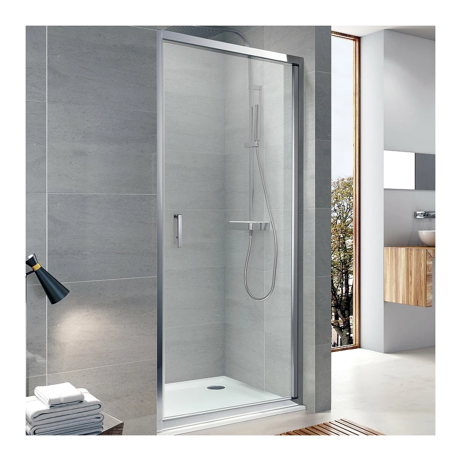 Душевая дверь Koller Pool Aqua Line chrome grape NS90G 90х190 см