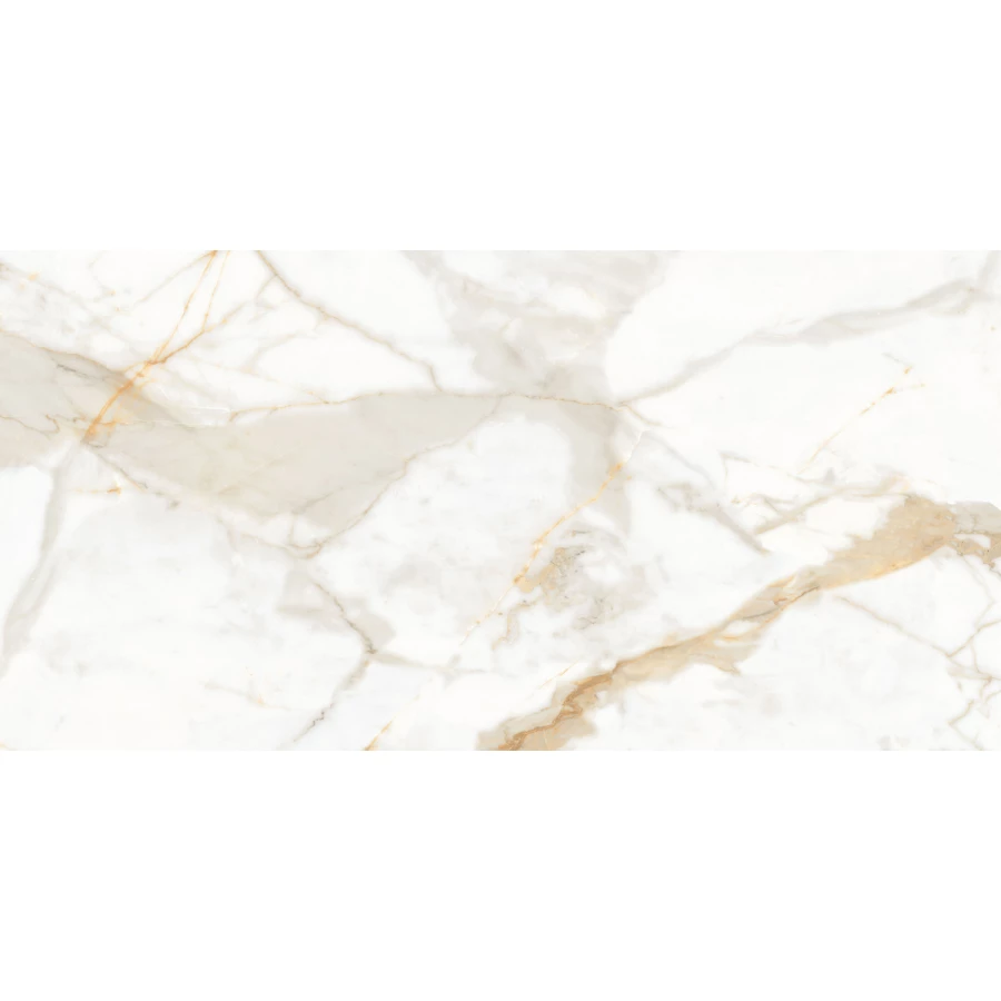 Керамогранит Ceradim Calacatta Superior Полированный белый 120х60 см