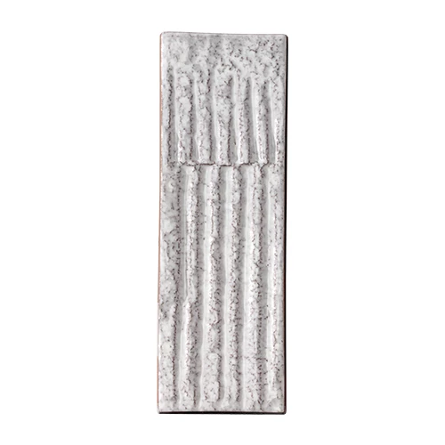 Плитка настенная Mutina Схамотте Куадра Блансо / Chamotte Quadra Blanco глянцевая белая PUCQ01 21,3x7,2 см