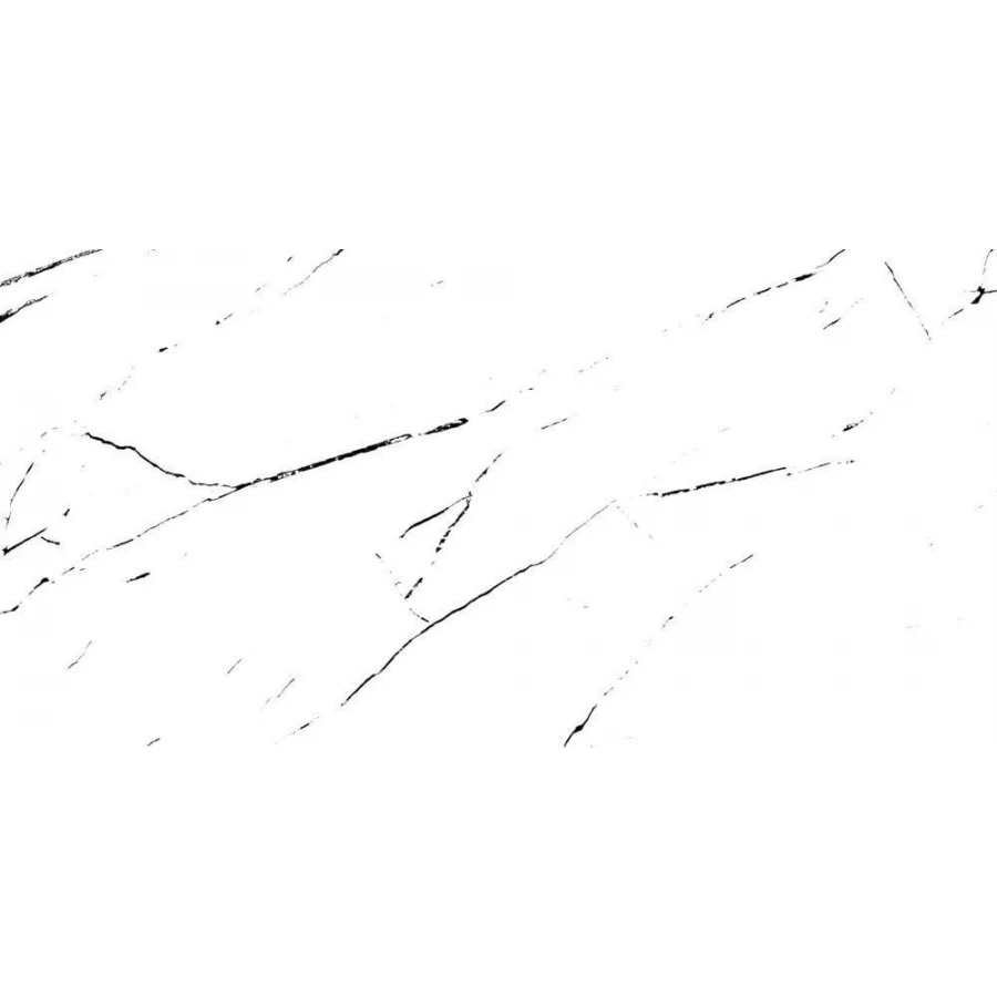 Керамогранит Bluezone Delta White & Black глянцевый черно-белый RP-215919 120x60 см