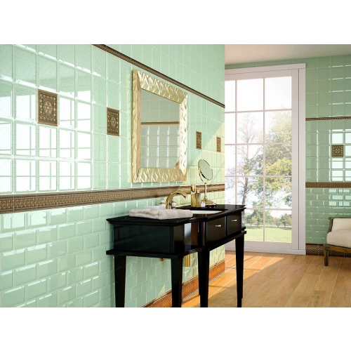 Плитка настенная Carmen Ceramic Art Caprichosa Verde Pastel MPL-040082 15х15 см