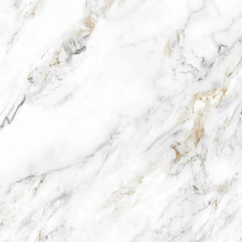 Керамогранит Planet Ceramics UKP-574 глянцевый с золотом белый 80х80 см