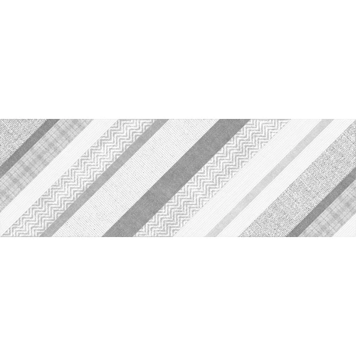 Вставка Cersanit Hugge B HG2U092DT серый 25x75