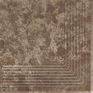 Ступень угловая Ceramika Paradyz Ilario Brown Stopnica Narozna 30x30 см