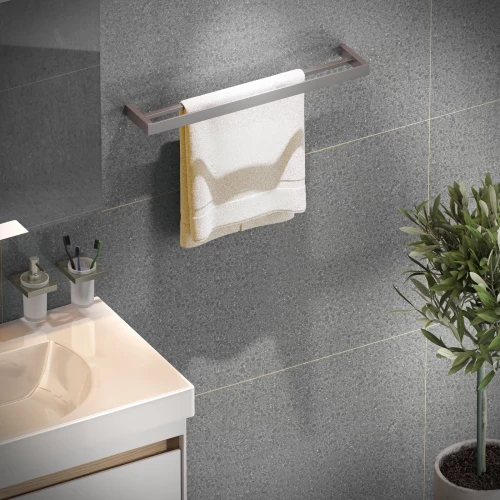 Держатель Timo Petruma для полотенец двойной черное золото 15256/18