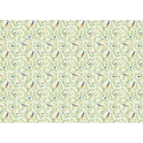 Обои флизелиновые Marburg Glööckler Pompöös Provence зеленые 35624 0,53х10,05 м