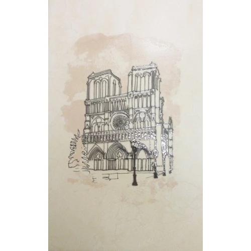 Декор Belleza 2 париж Нотер-Дам бежевый 25х40