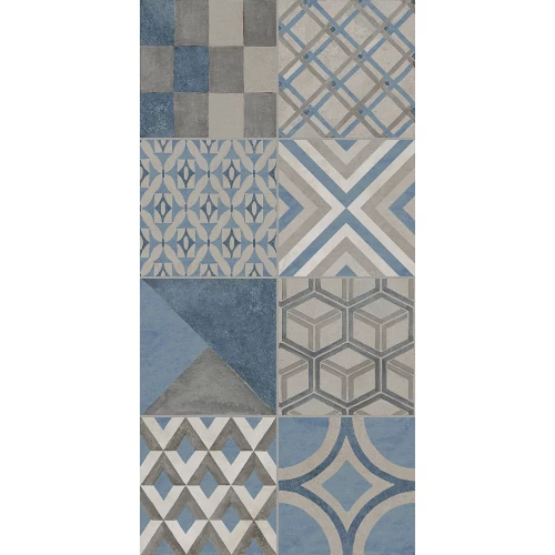 Декор Kerama Marazzi Онда матовый обрезной синий 30х60 см